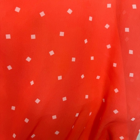 Smart Set Polka Dot Chiffon Vneck Dress Size XL NWT - Picture 5 of 7